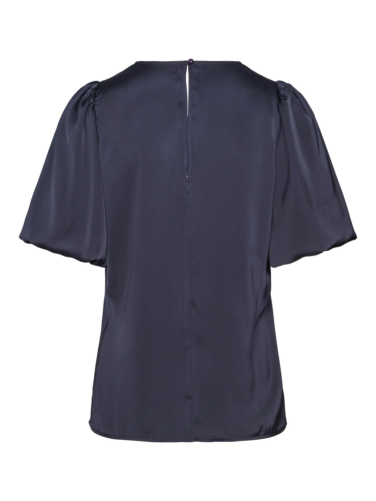 Button blouse Marineblå