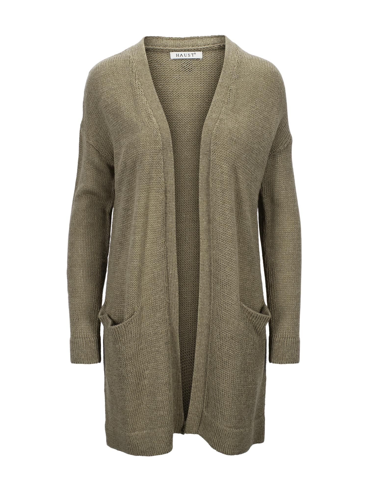 Linen cardigan Sand