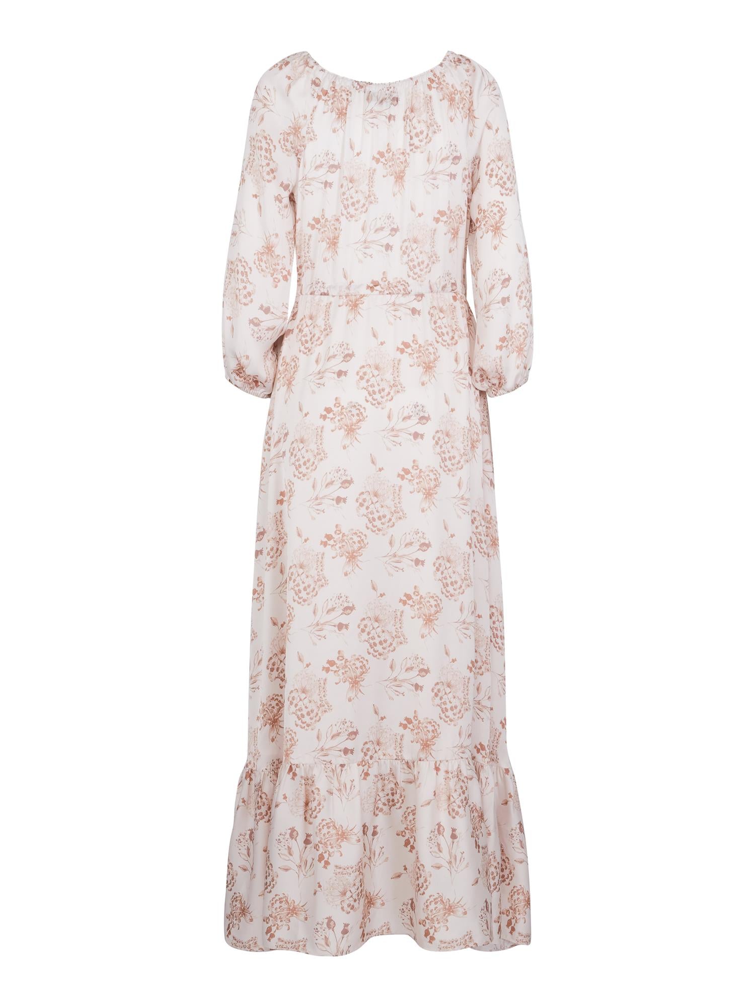 Long feminine dress Sand