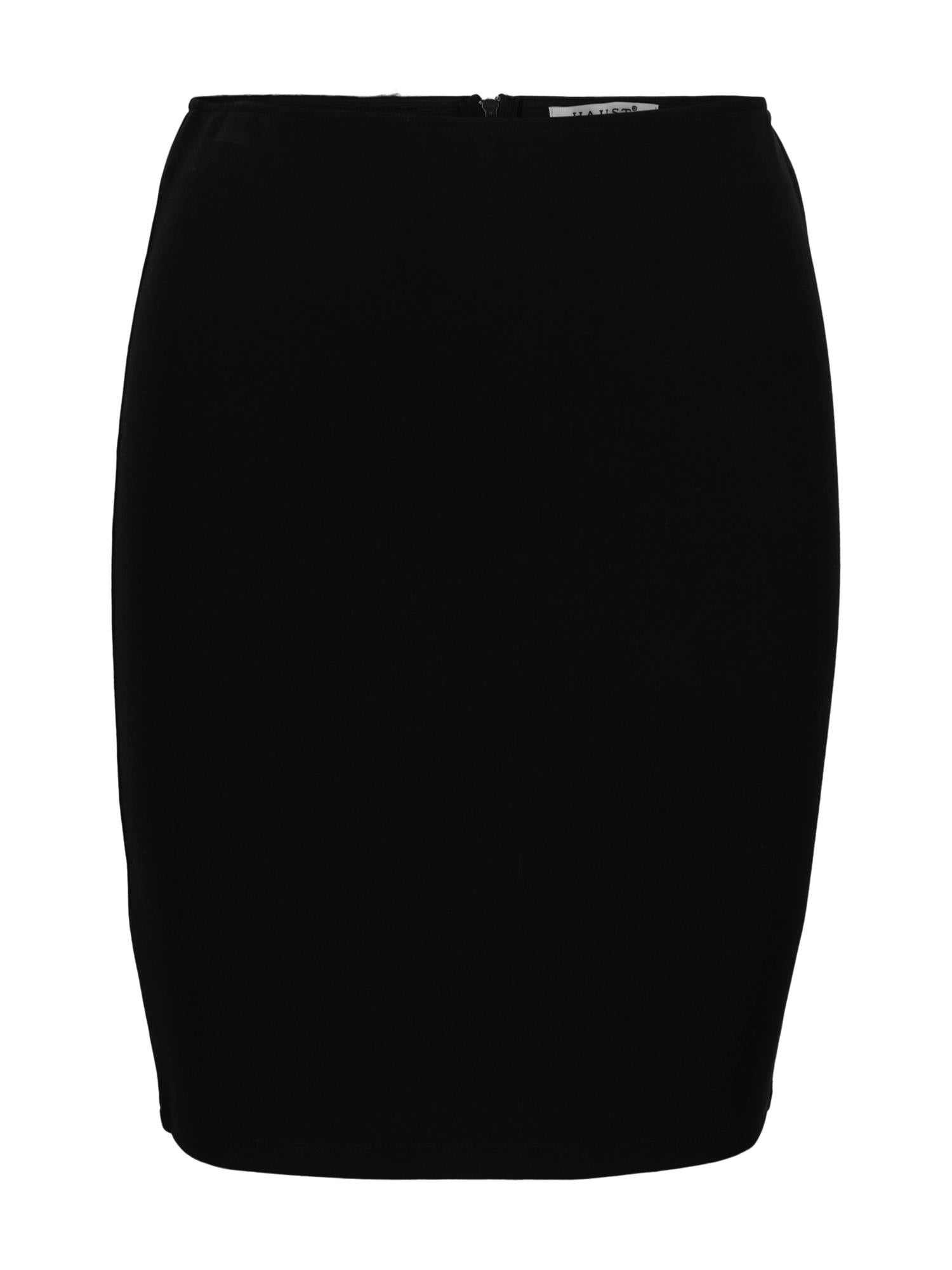 Suede Pu skirt Black