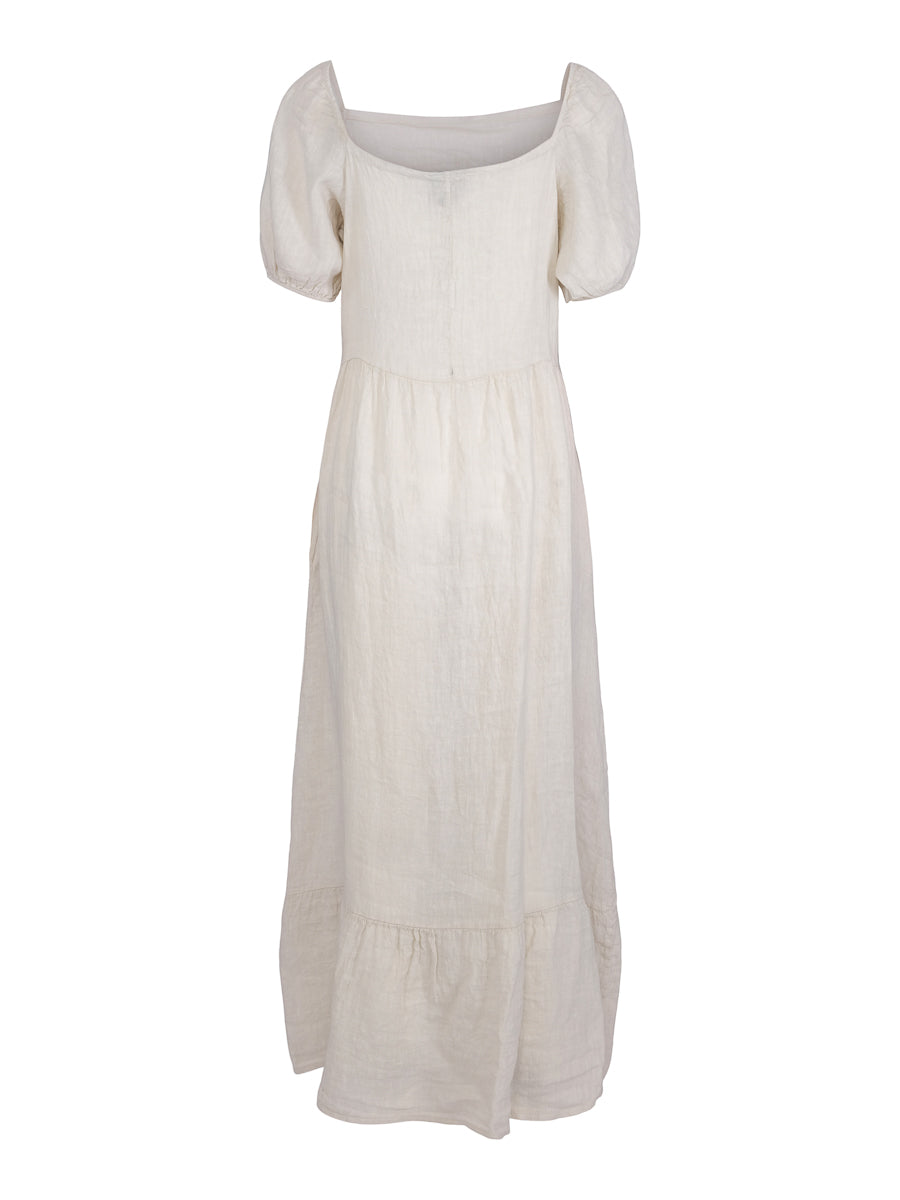 Long pocket dress Light Sand