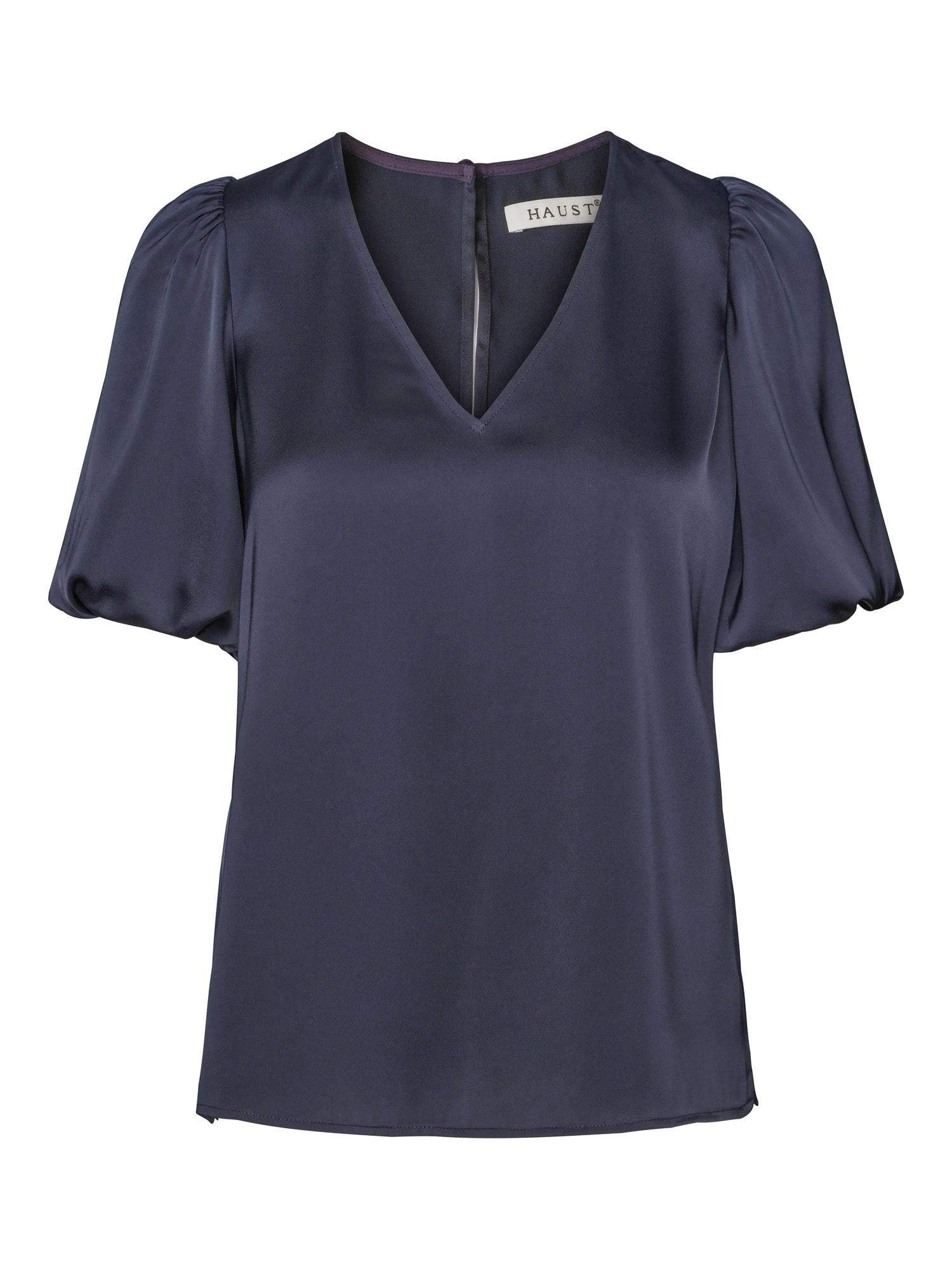 Button blouse Marineblå