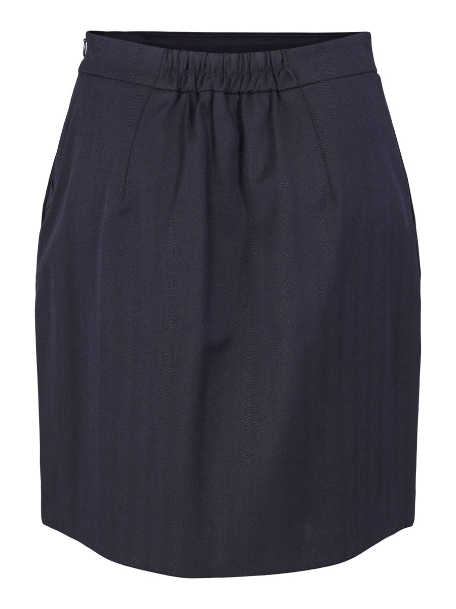 A-shape classic skirt Marineblå