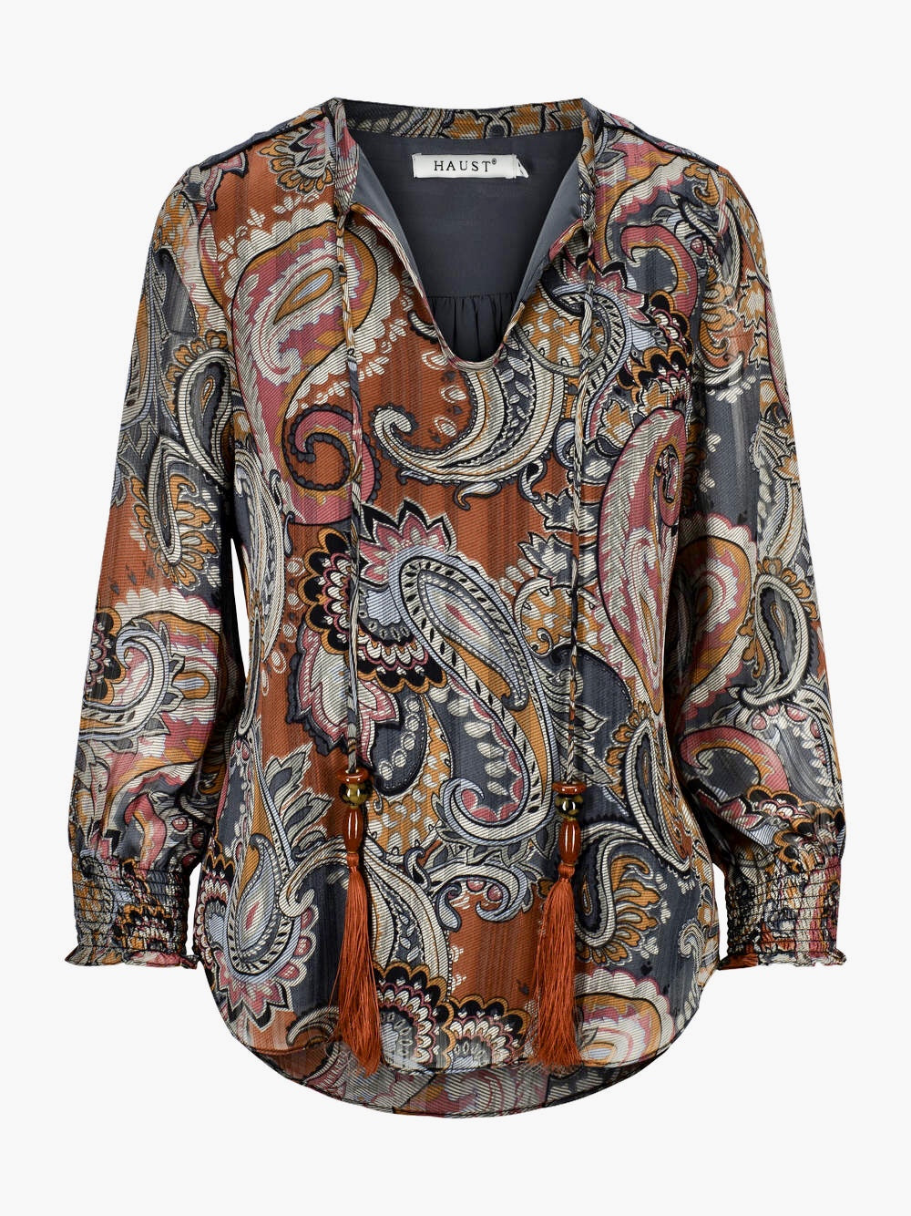 Pearl blouse Coral