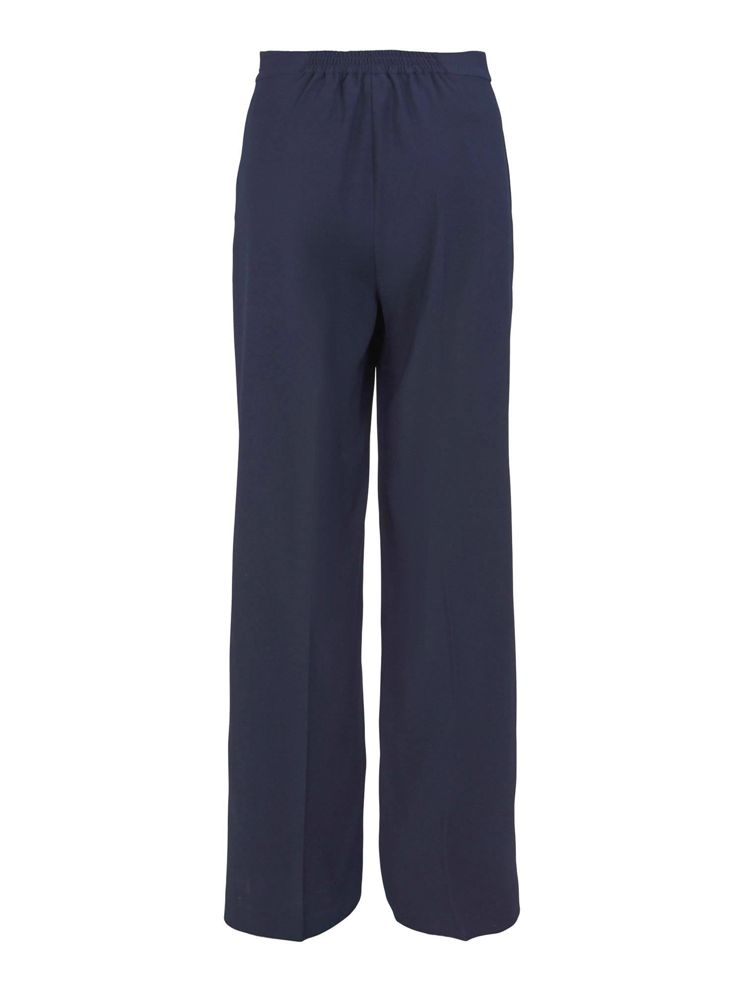 Fashion trouser Marineblå