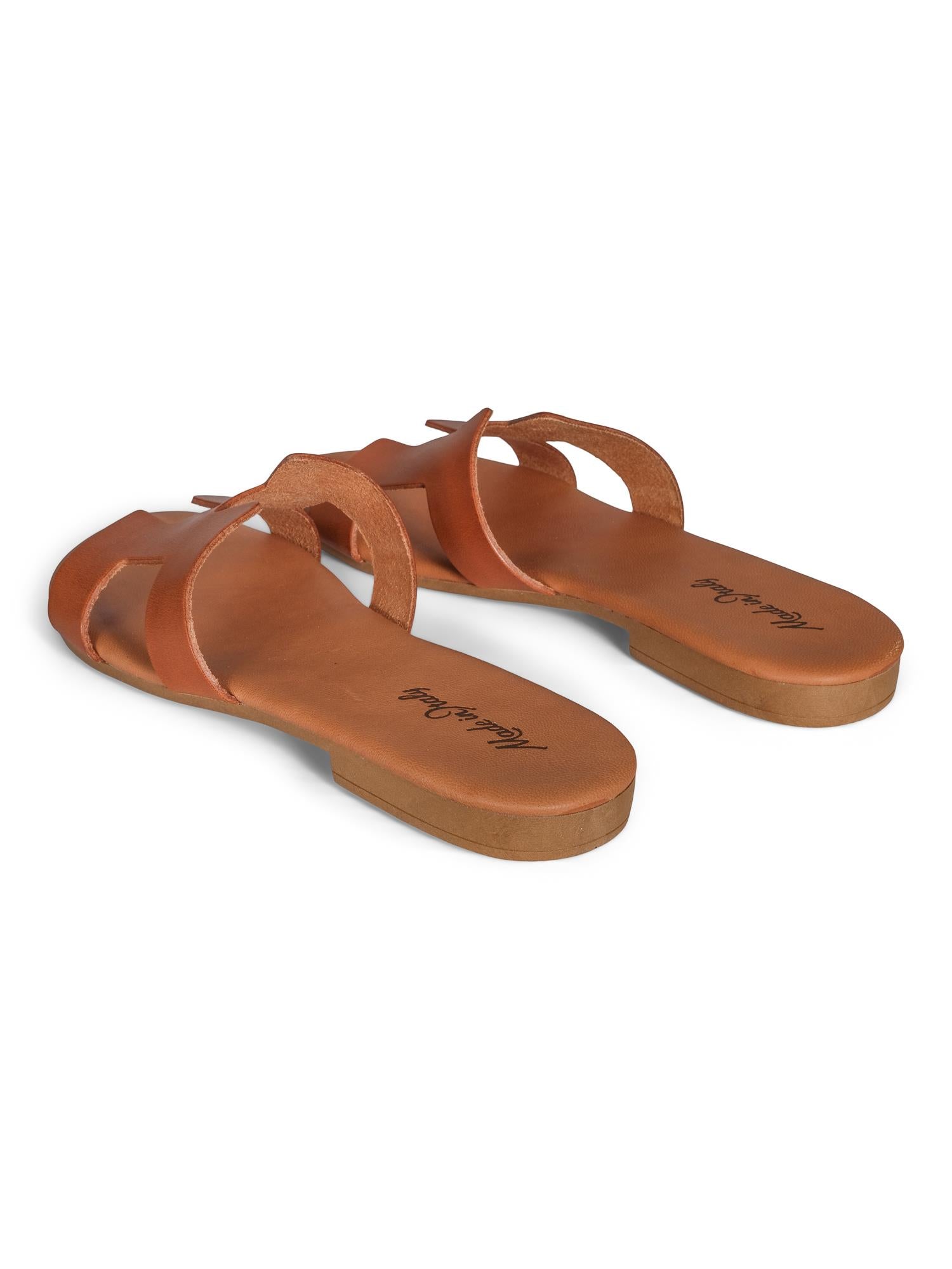 YM - H-sandal Cognac