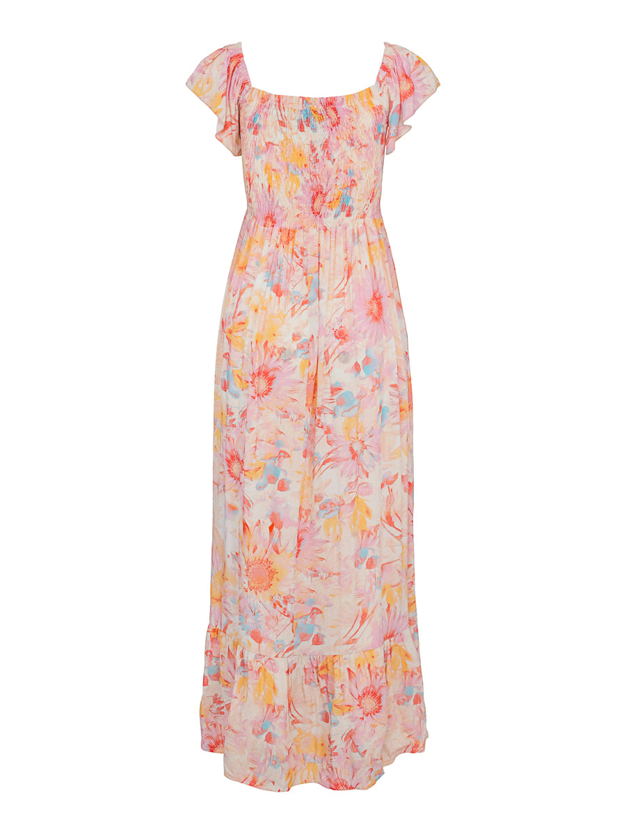 Feminine elastic top dress Flower