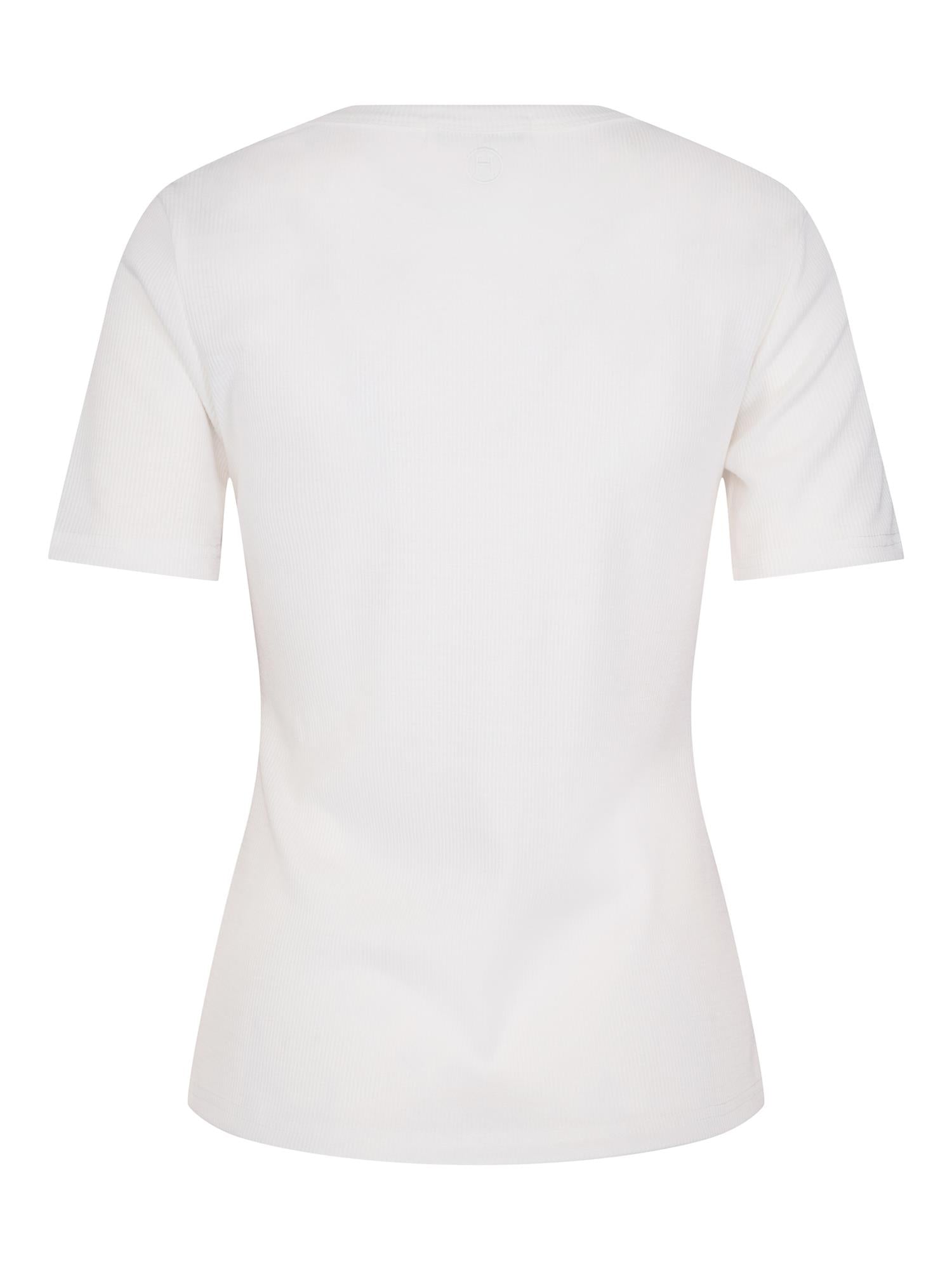 Classic rib top Krem