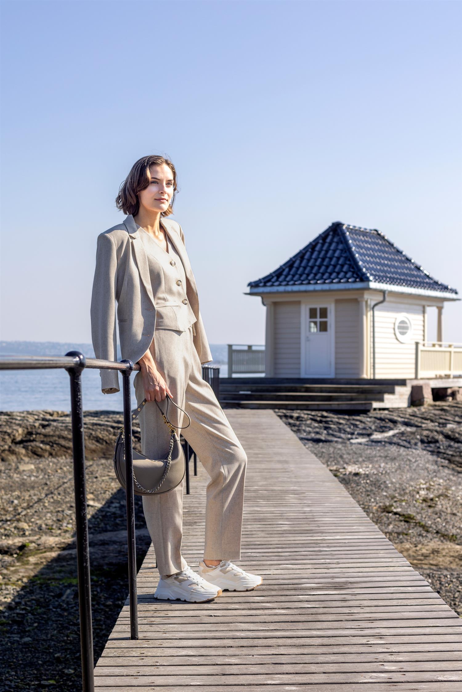 Classic blazer Sand melert