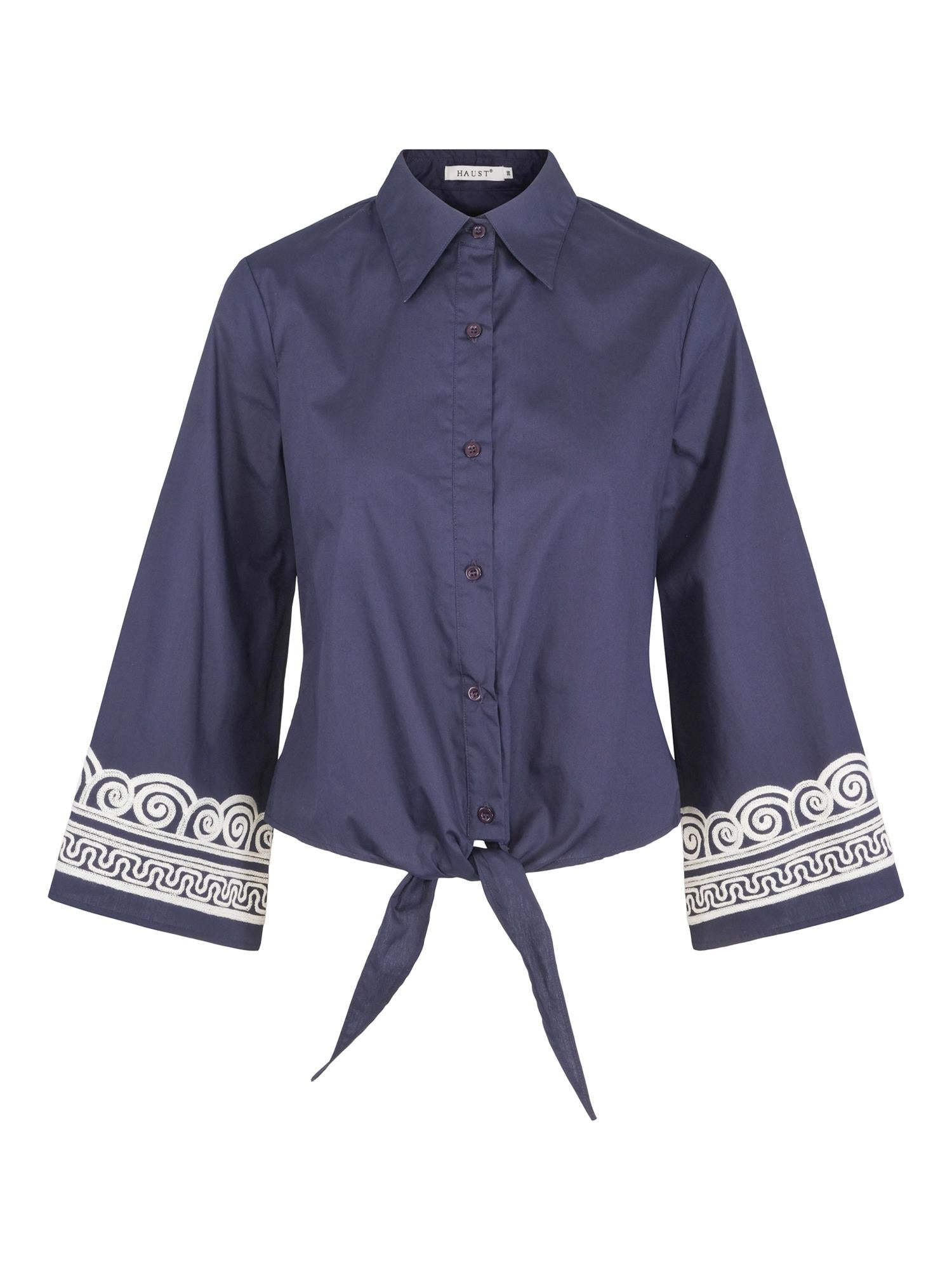 Embr tie shirt Marineblå