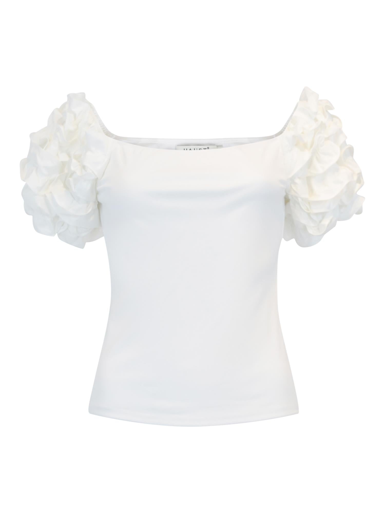 Sleeve blouse Hvit