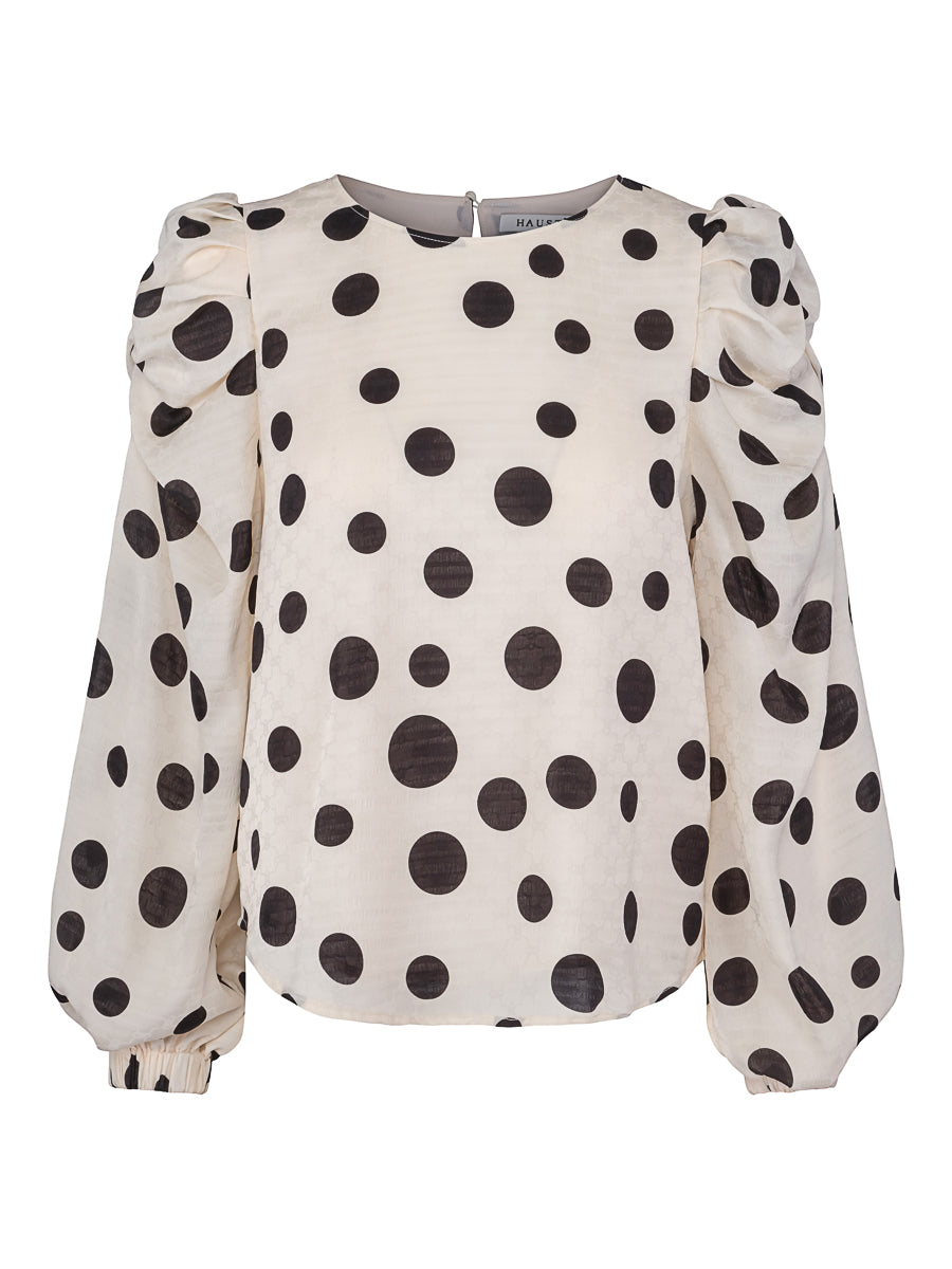 Party sleeve blouse Dotted