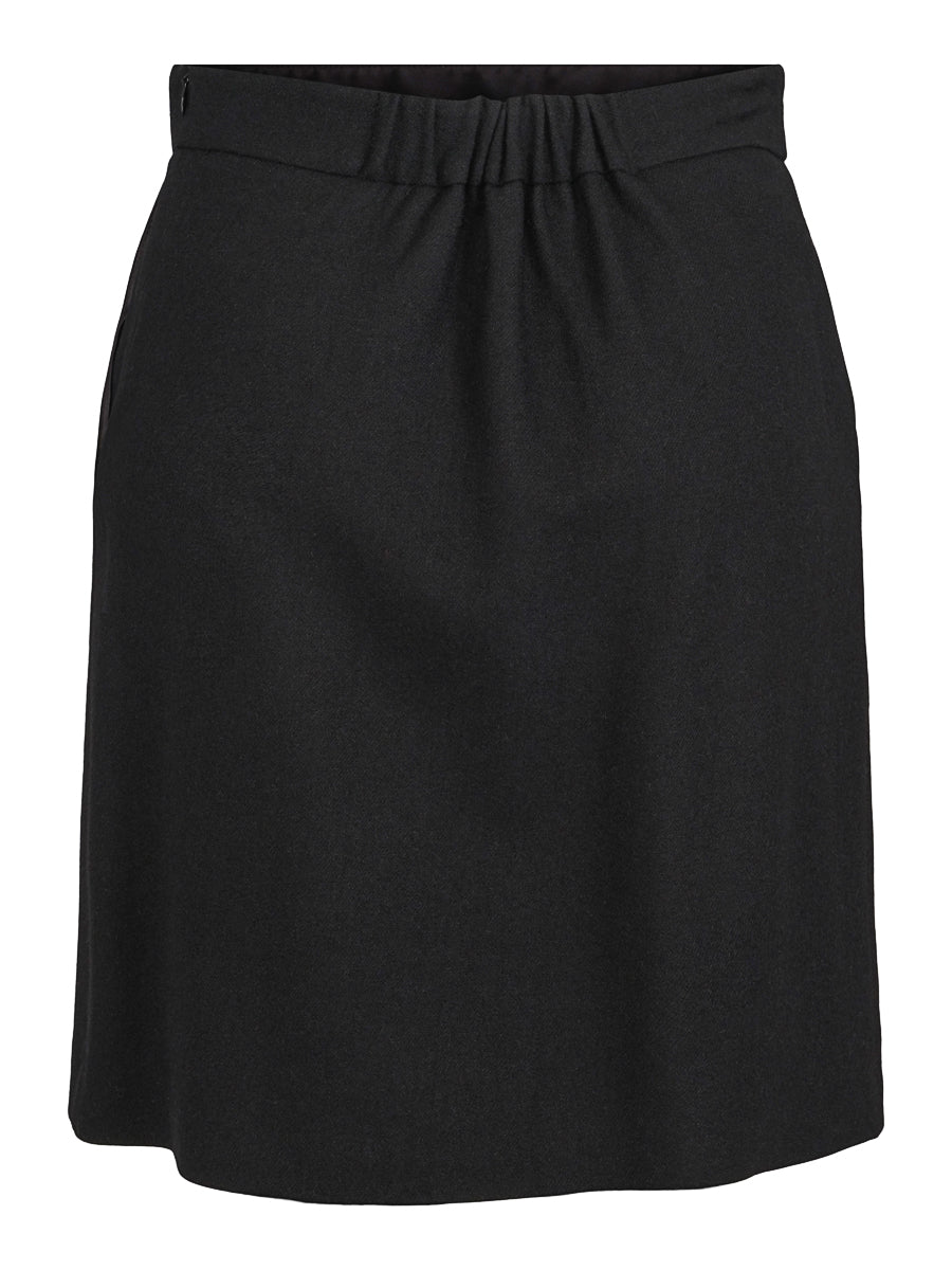 Wool skirt Black