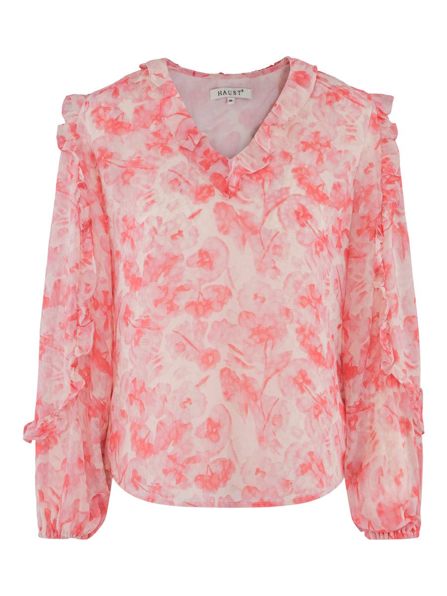 Feminin ruffle blouse Flower