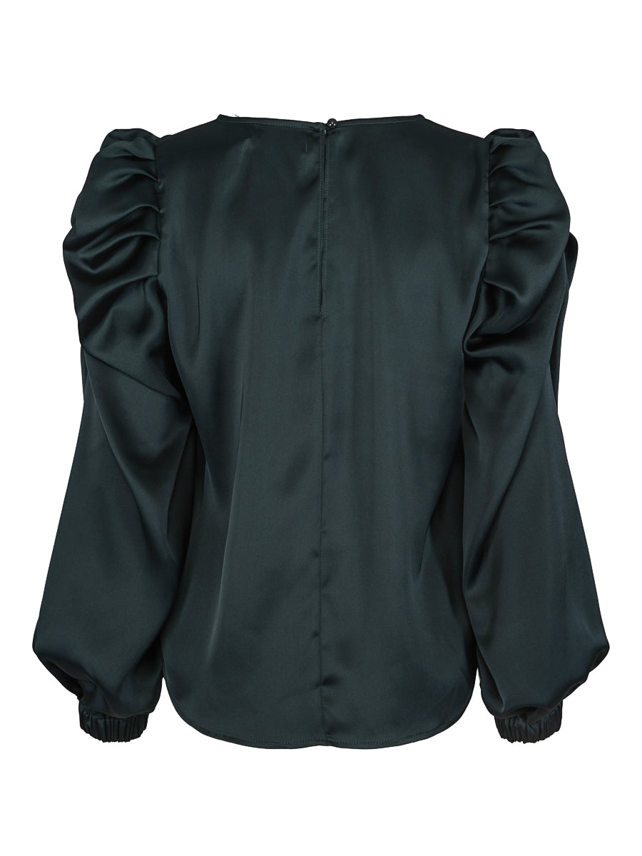 Party sleeve blouse Dark Green