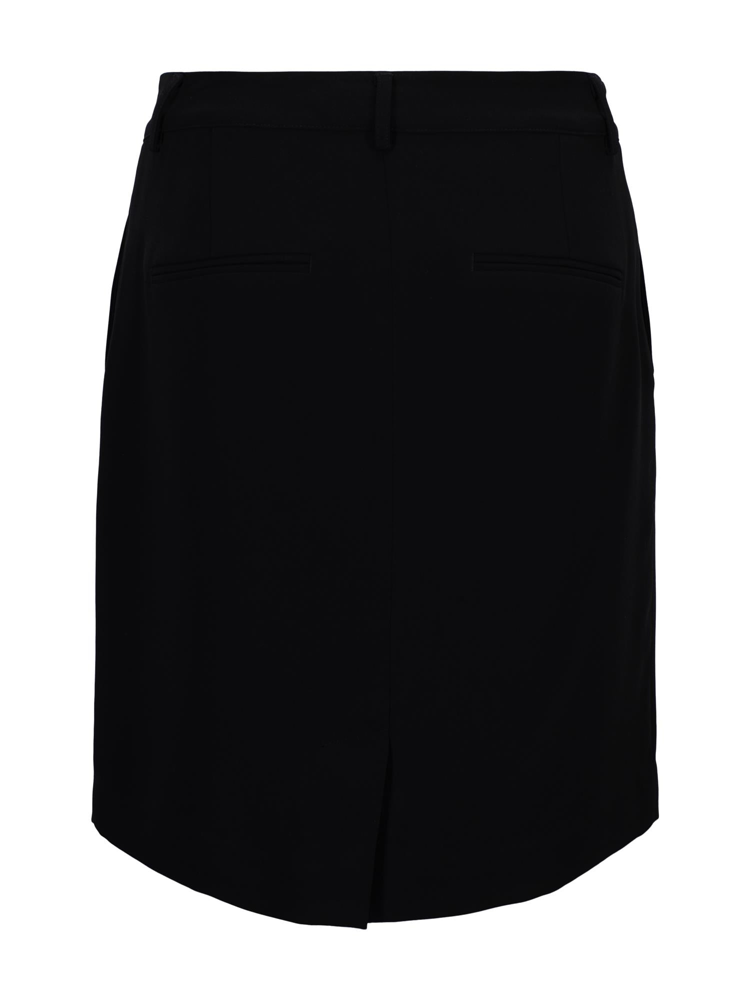 Casual tailored skirt Black