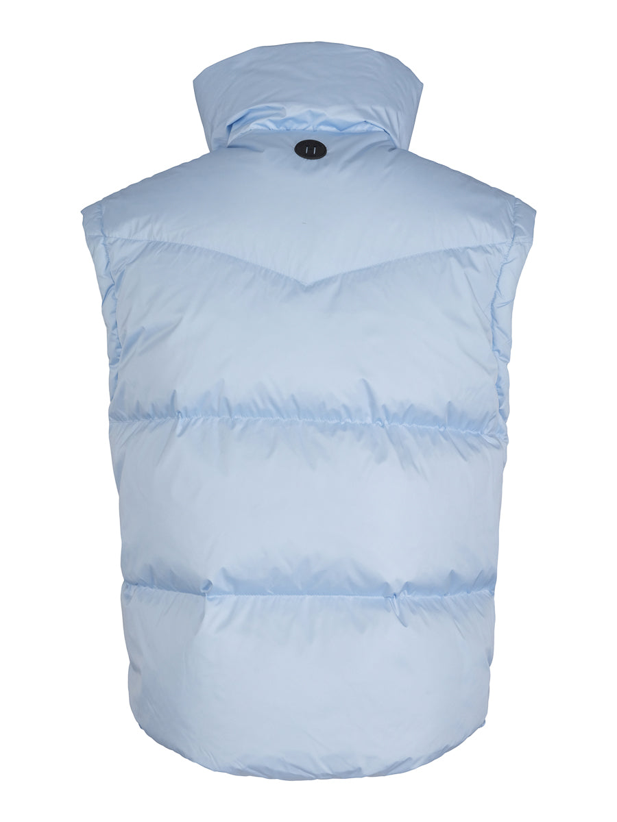 Down vest Lyseblå