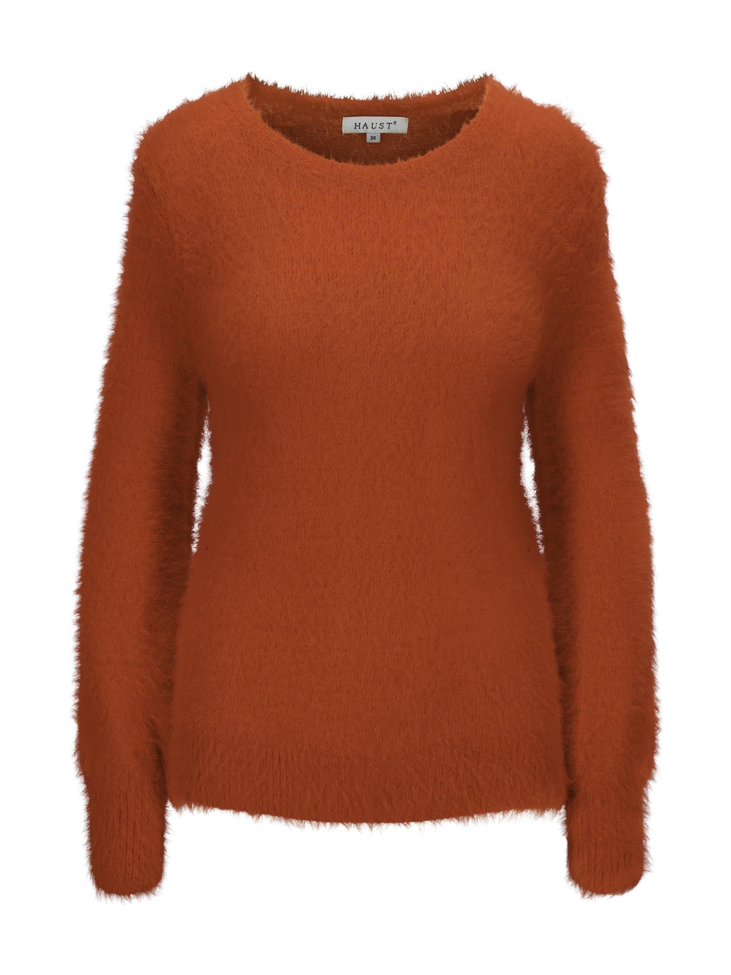 Hairy pullover Coral