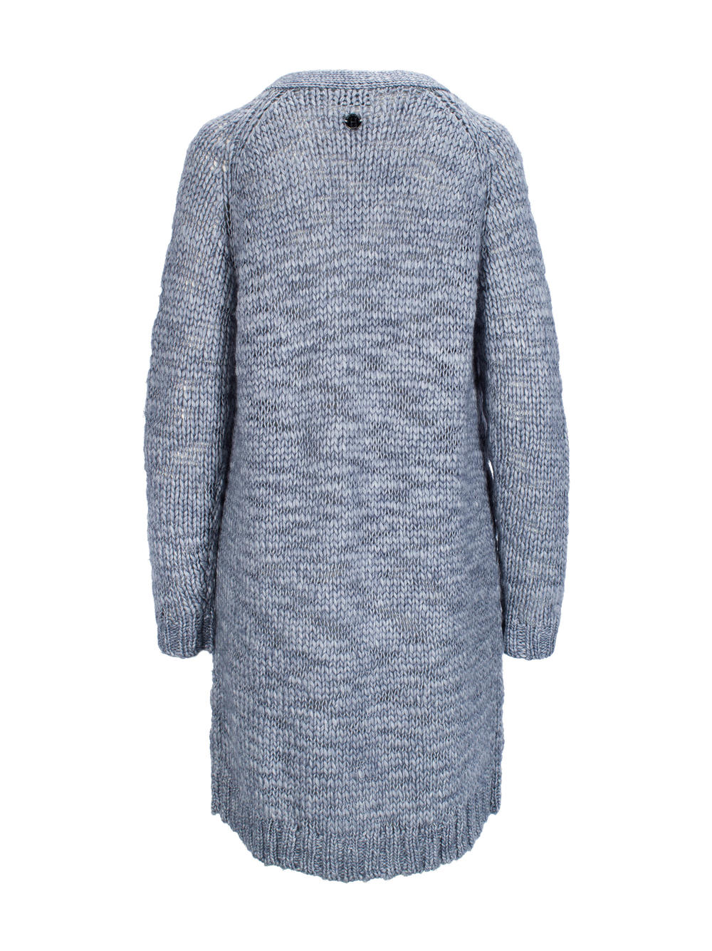 Big slub knit cardigan Ice Blue