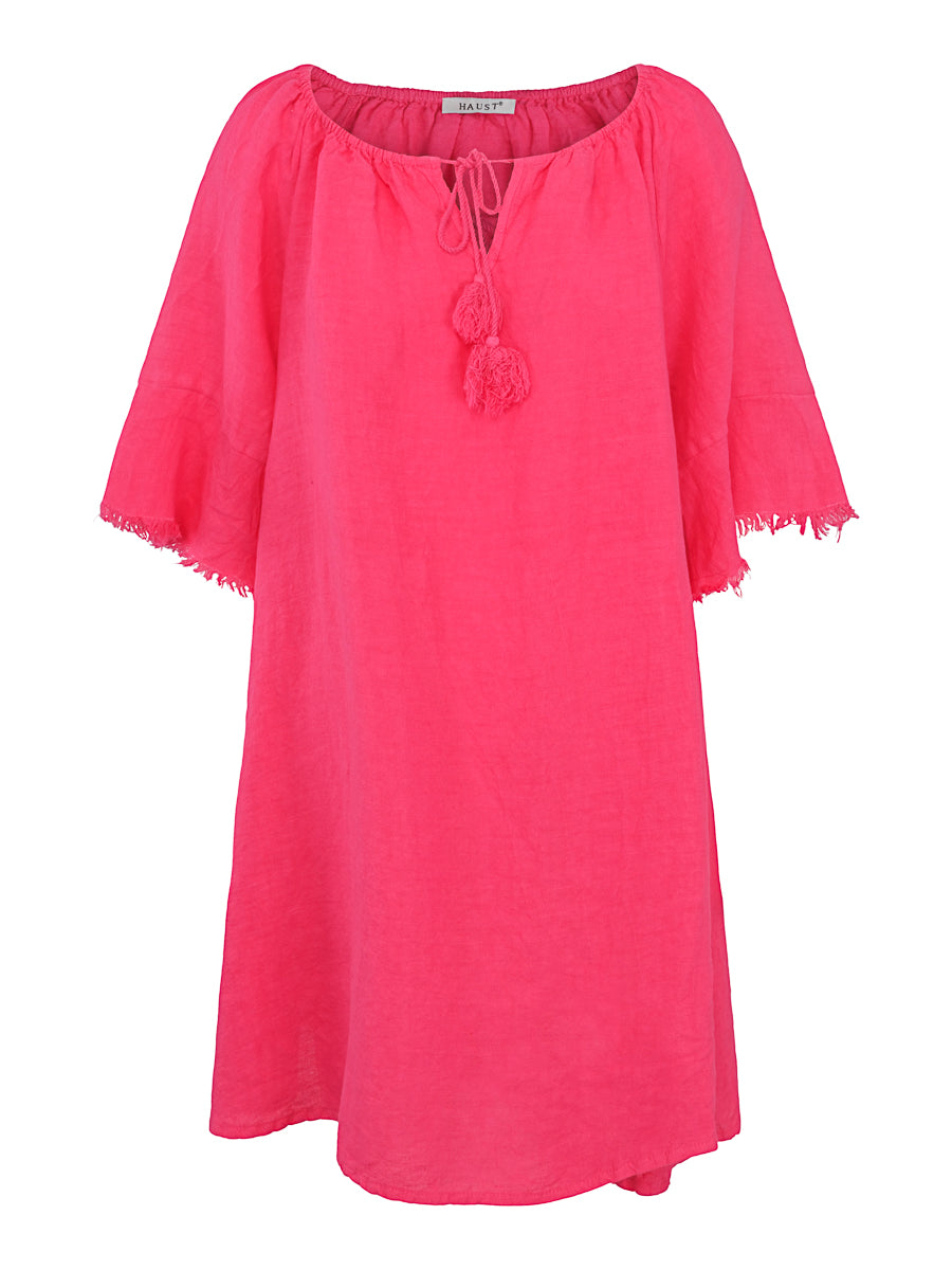 Tassel dress Cerise
