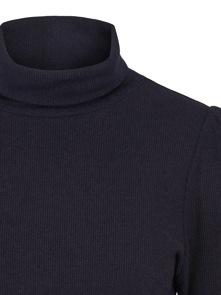 Rib rollneck Navy