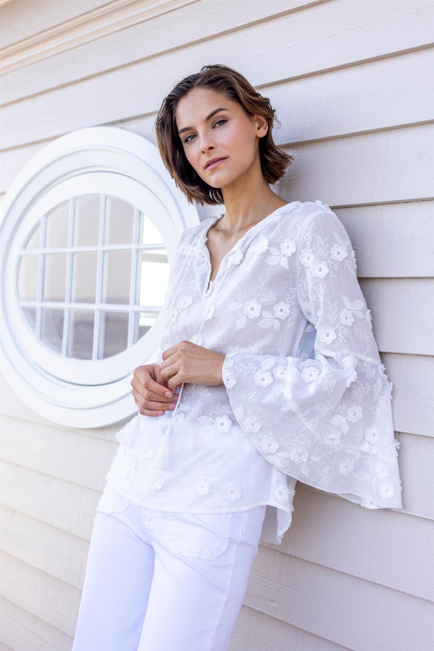 Fab tassel blouse Hvit