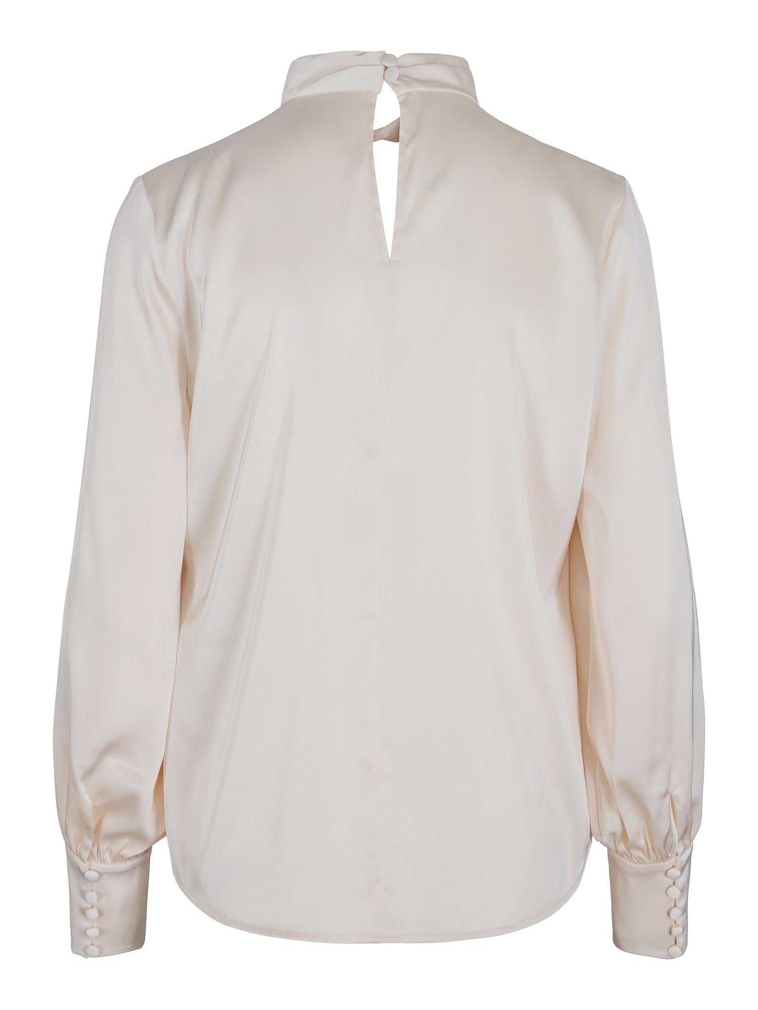 Collar blouse Champagnefarget
