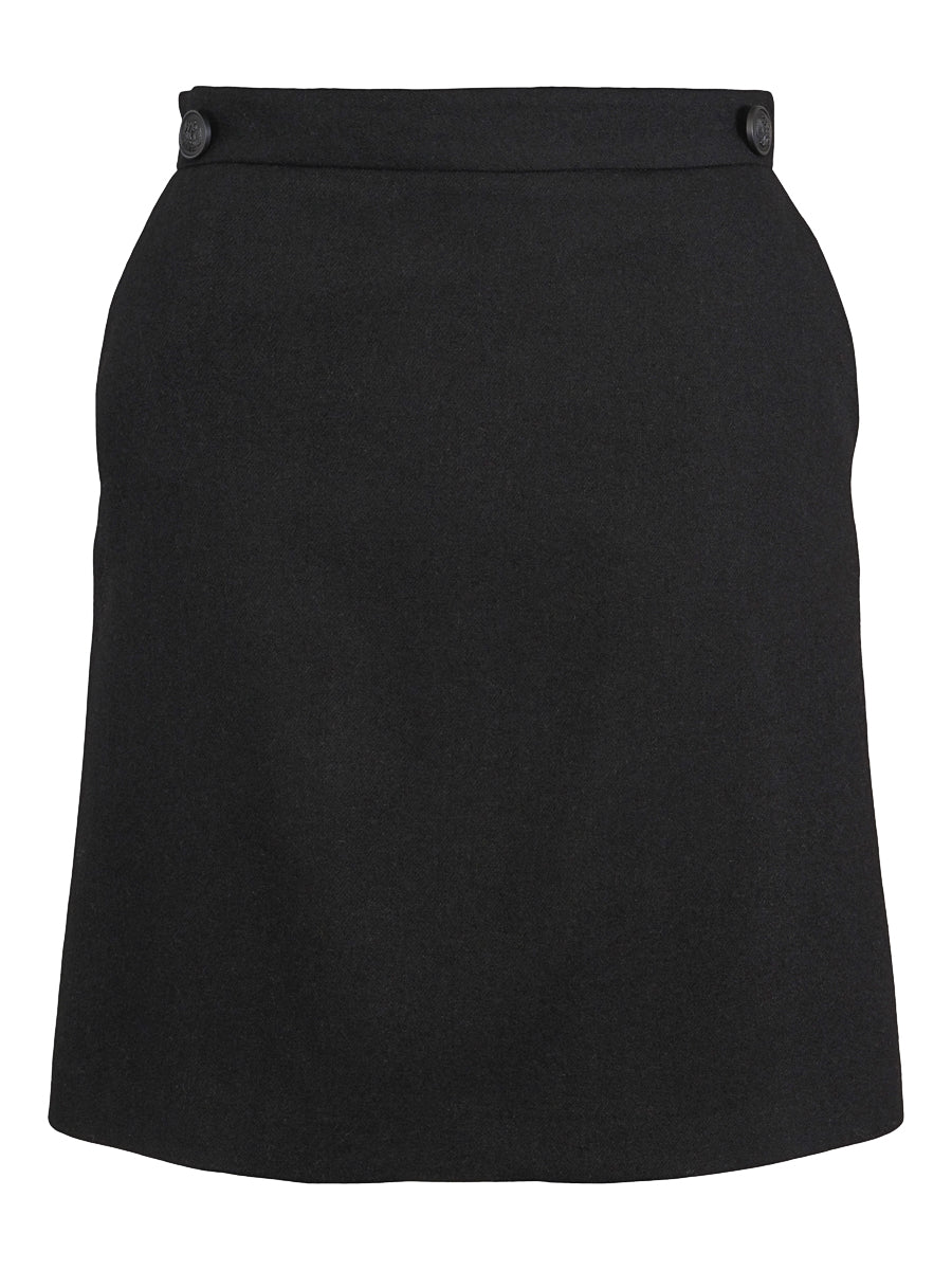 Wool skirt Black