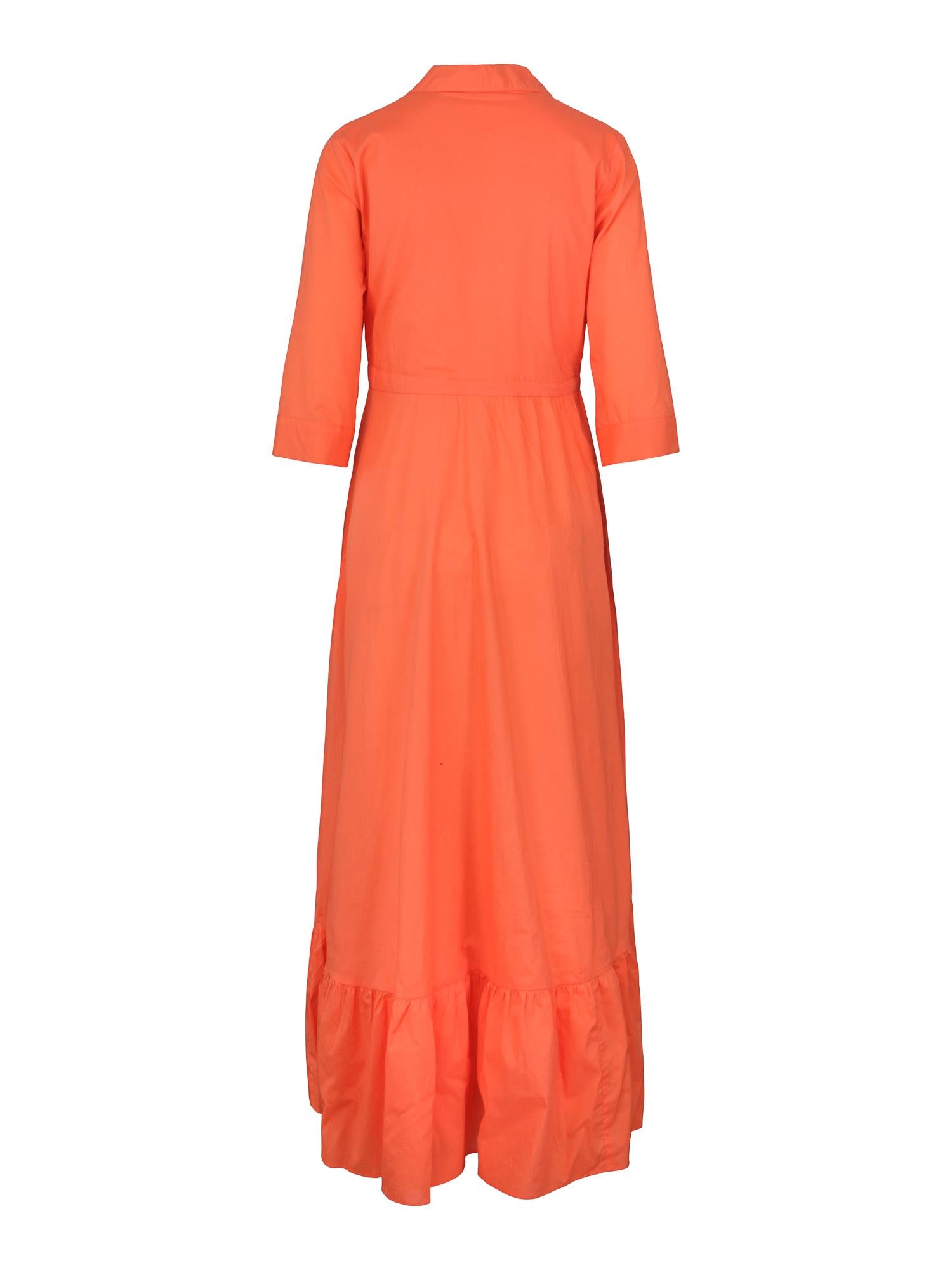 Light cotton dress Oransje
