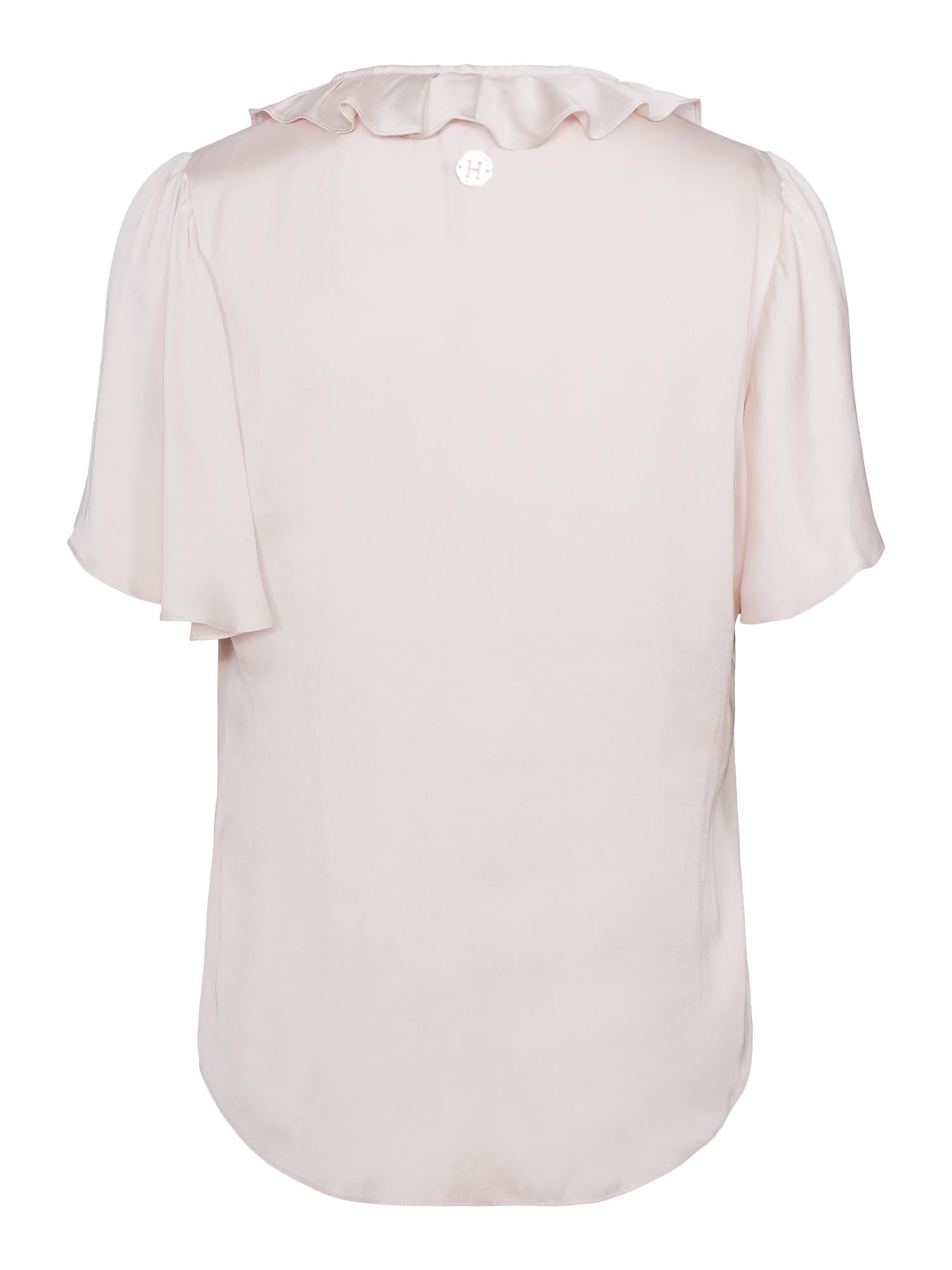 Ruffle blouse Champagnefarget