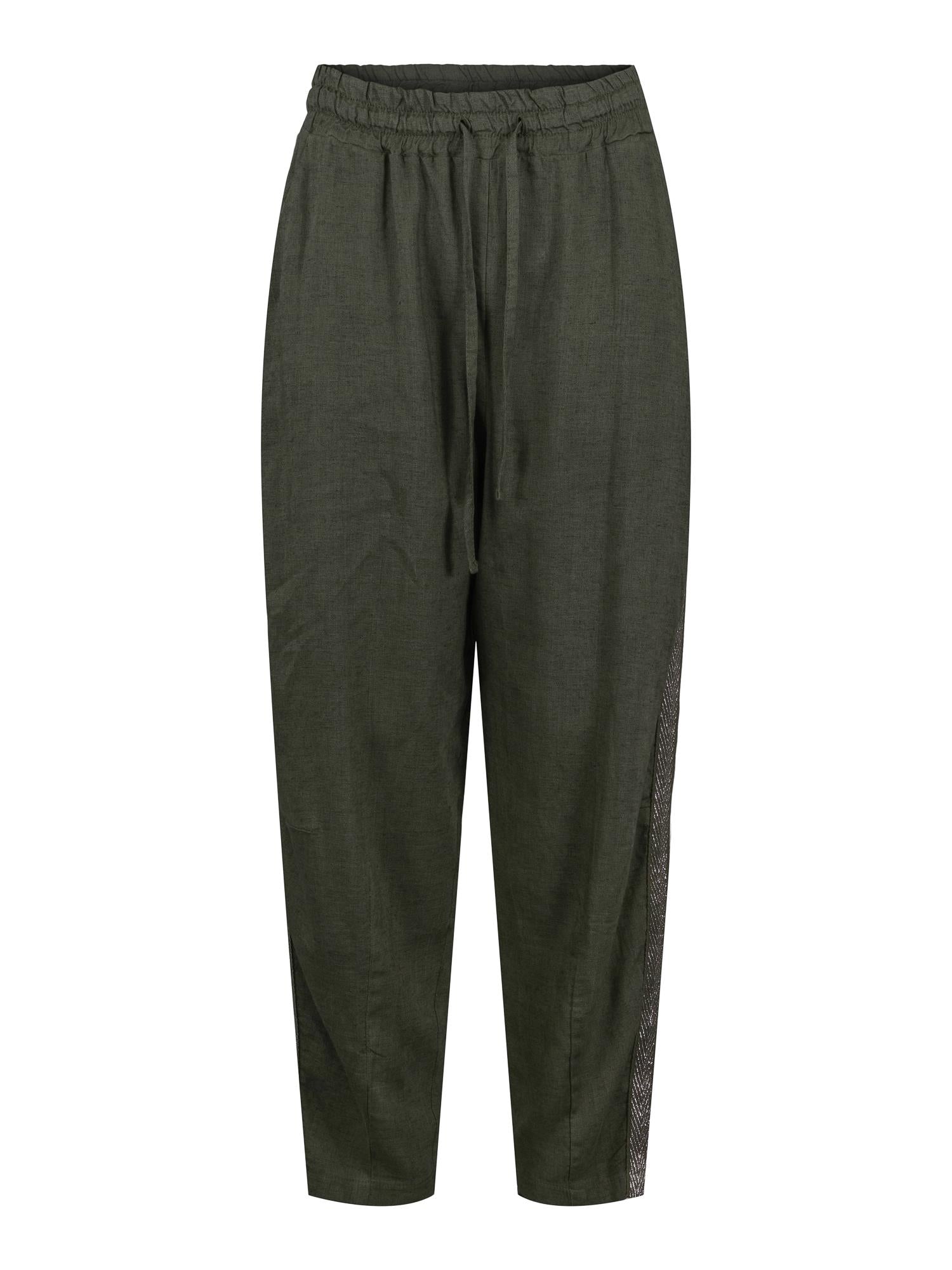 Casual fashion trouser Olivengrønn