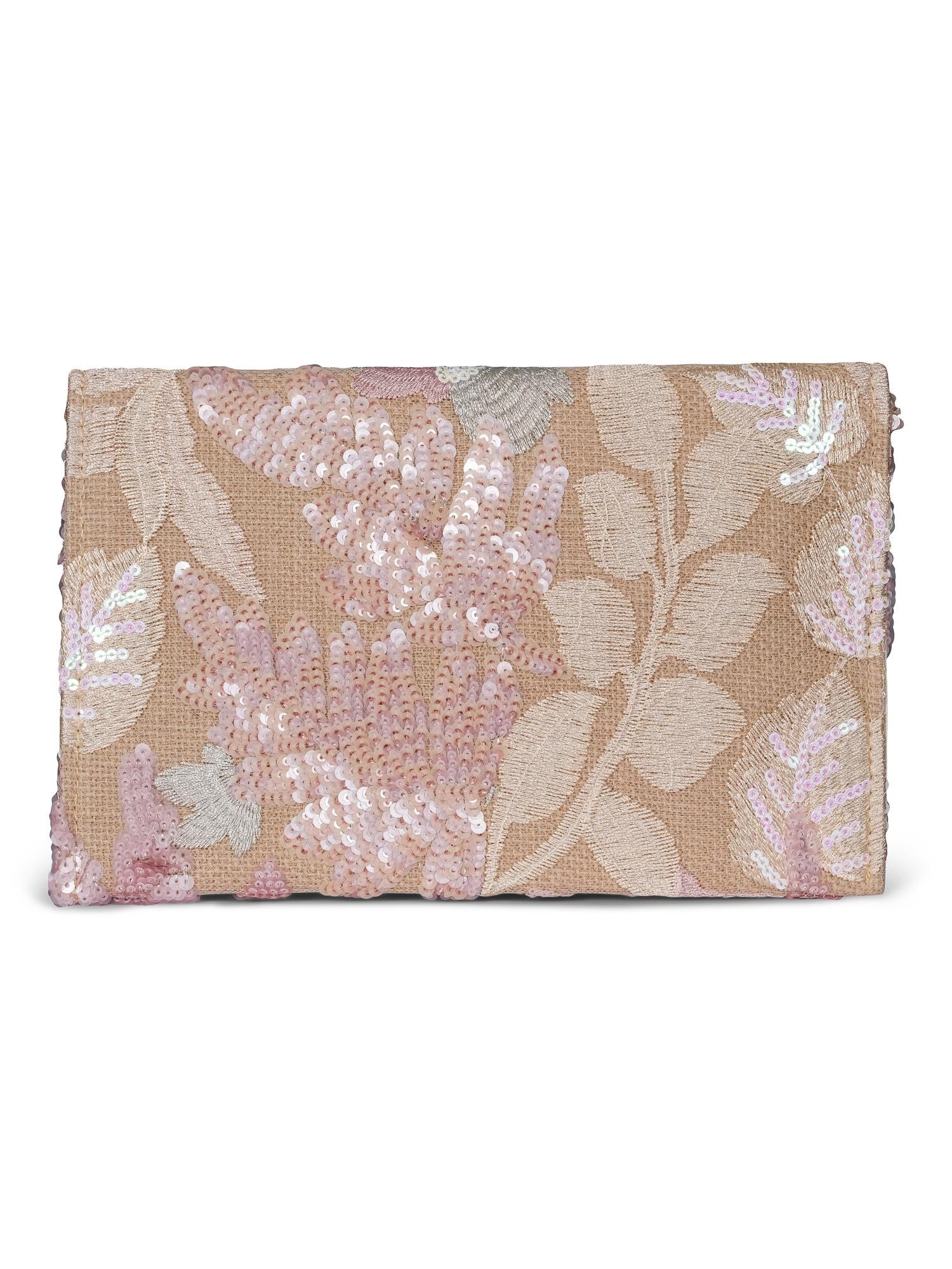Seq clutch Dusty Pink