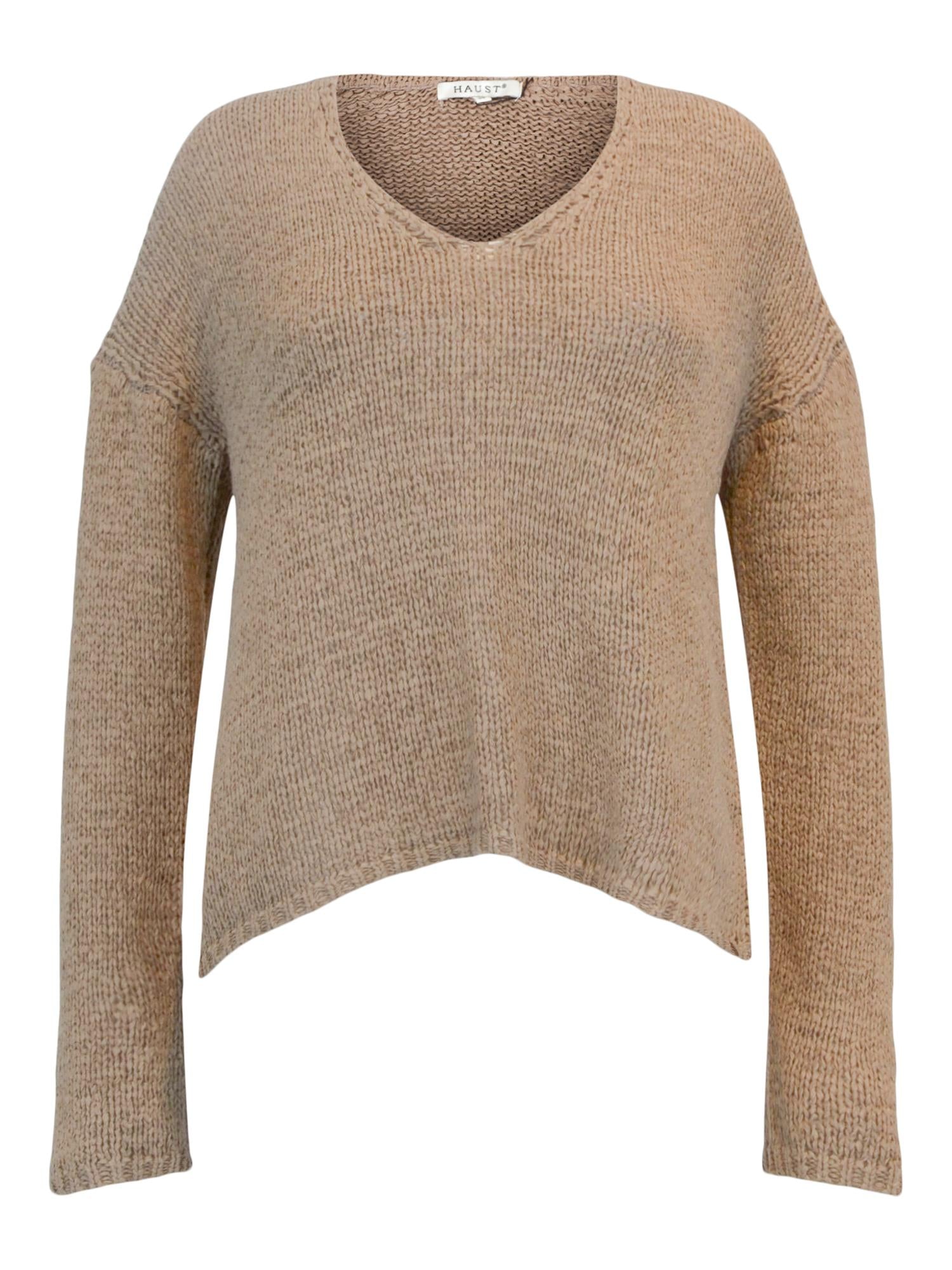 Casual V-neck pullover Sand