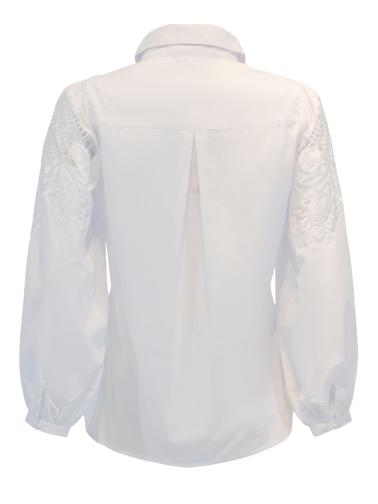 Embr blouse Hvit
