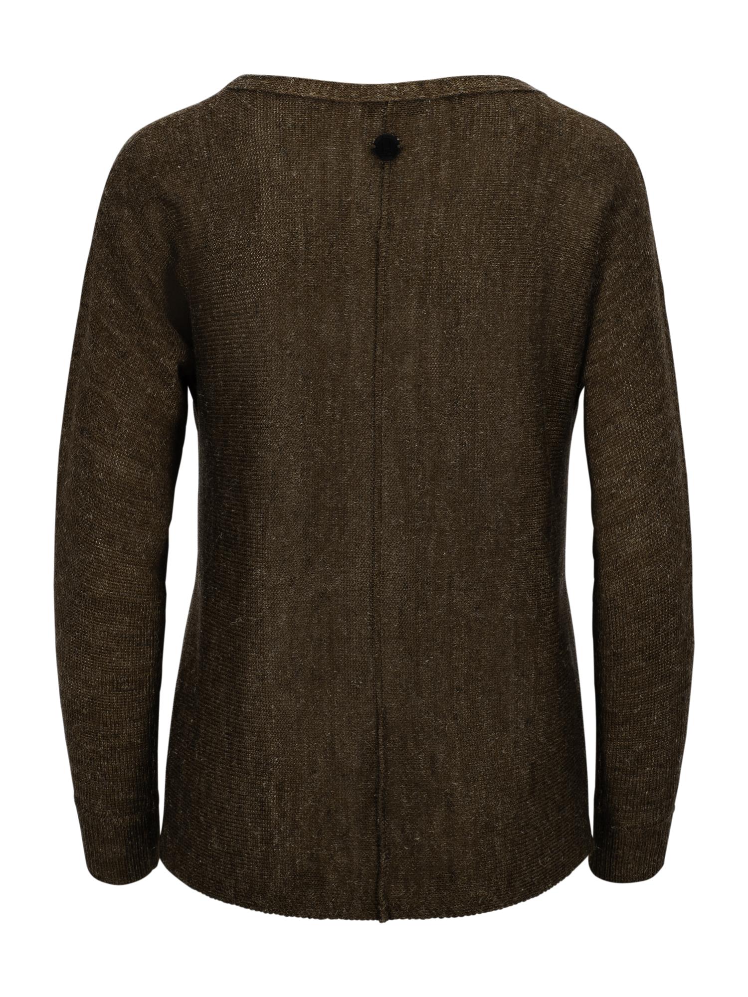 Linen V-neck Cognac
