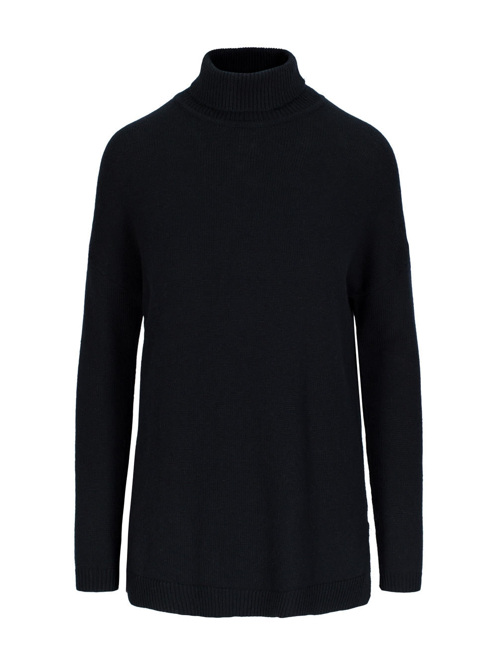 Roll neck pullover Black