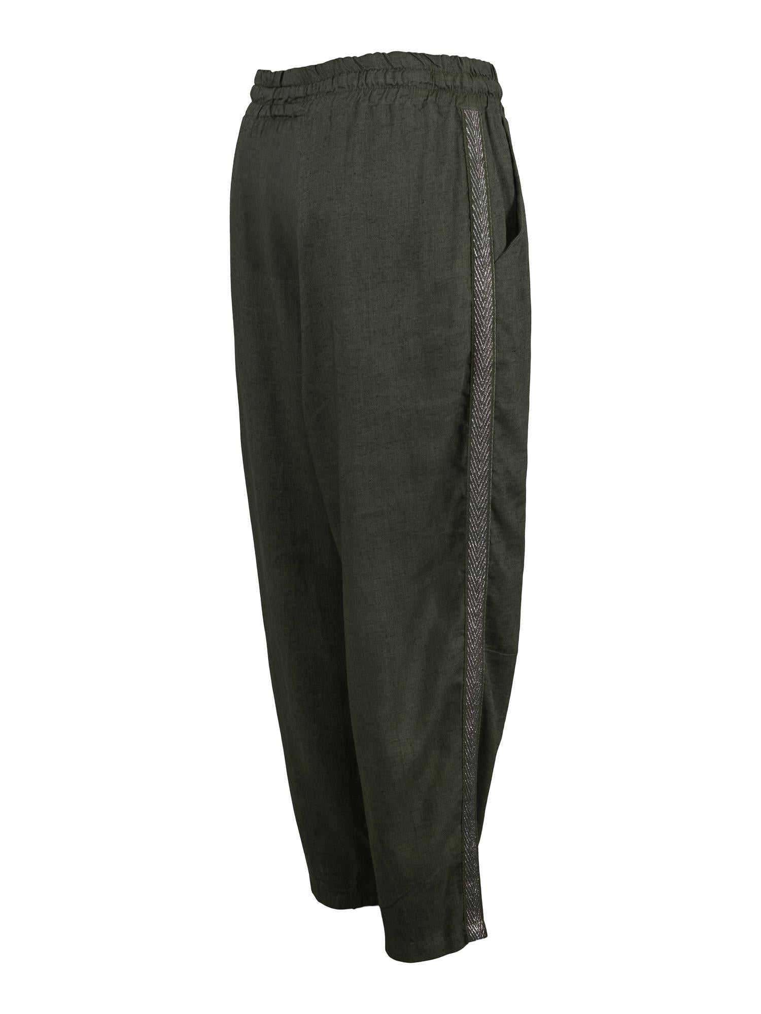Casual fashion trouser Olivengrønn