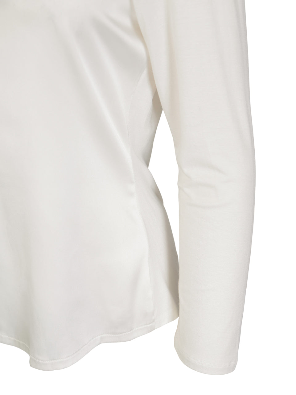 55-530 Satin blouse Creme