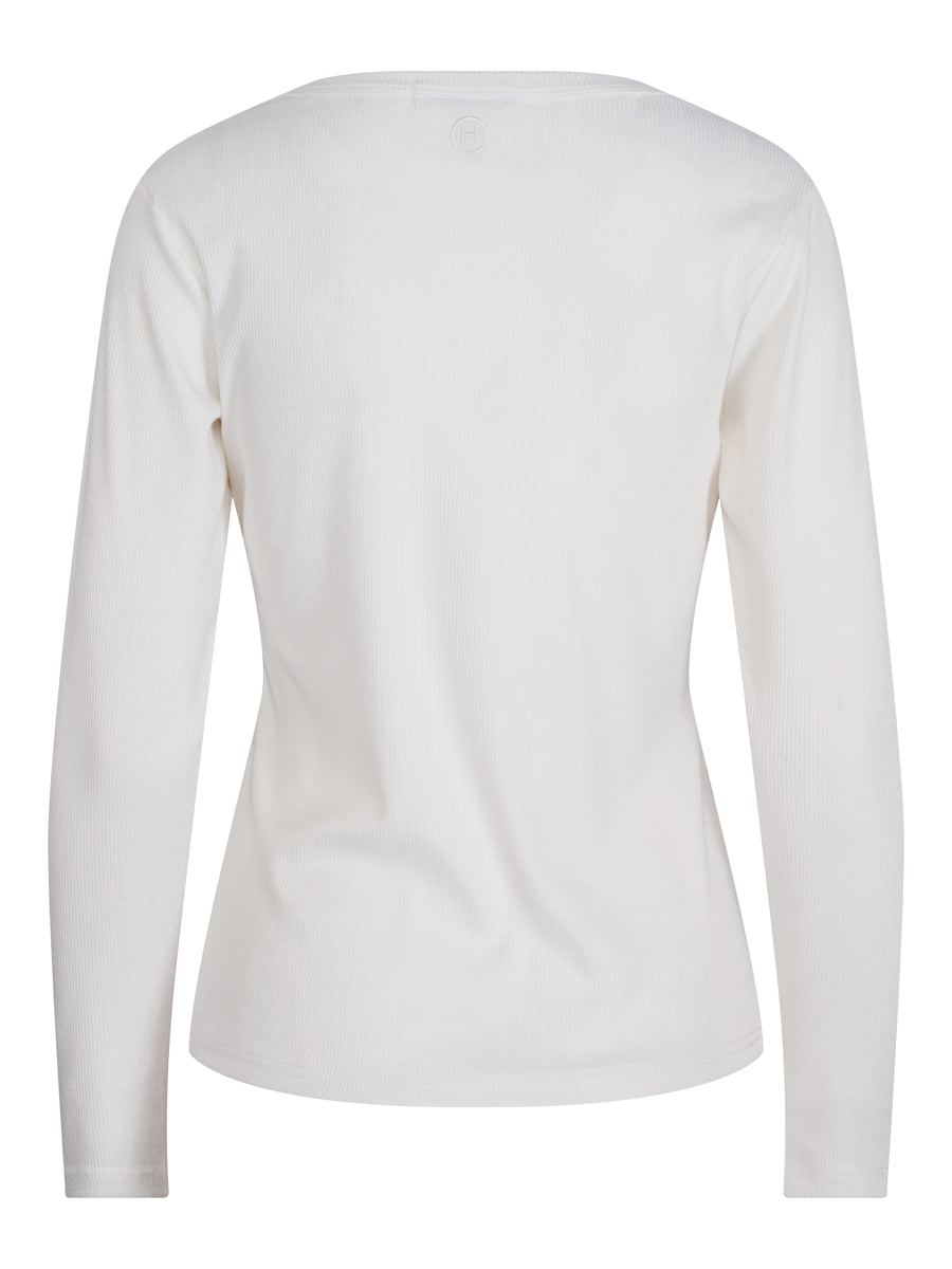 Rib top Creme