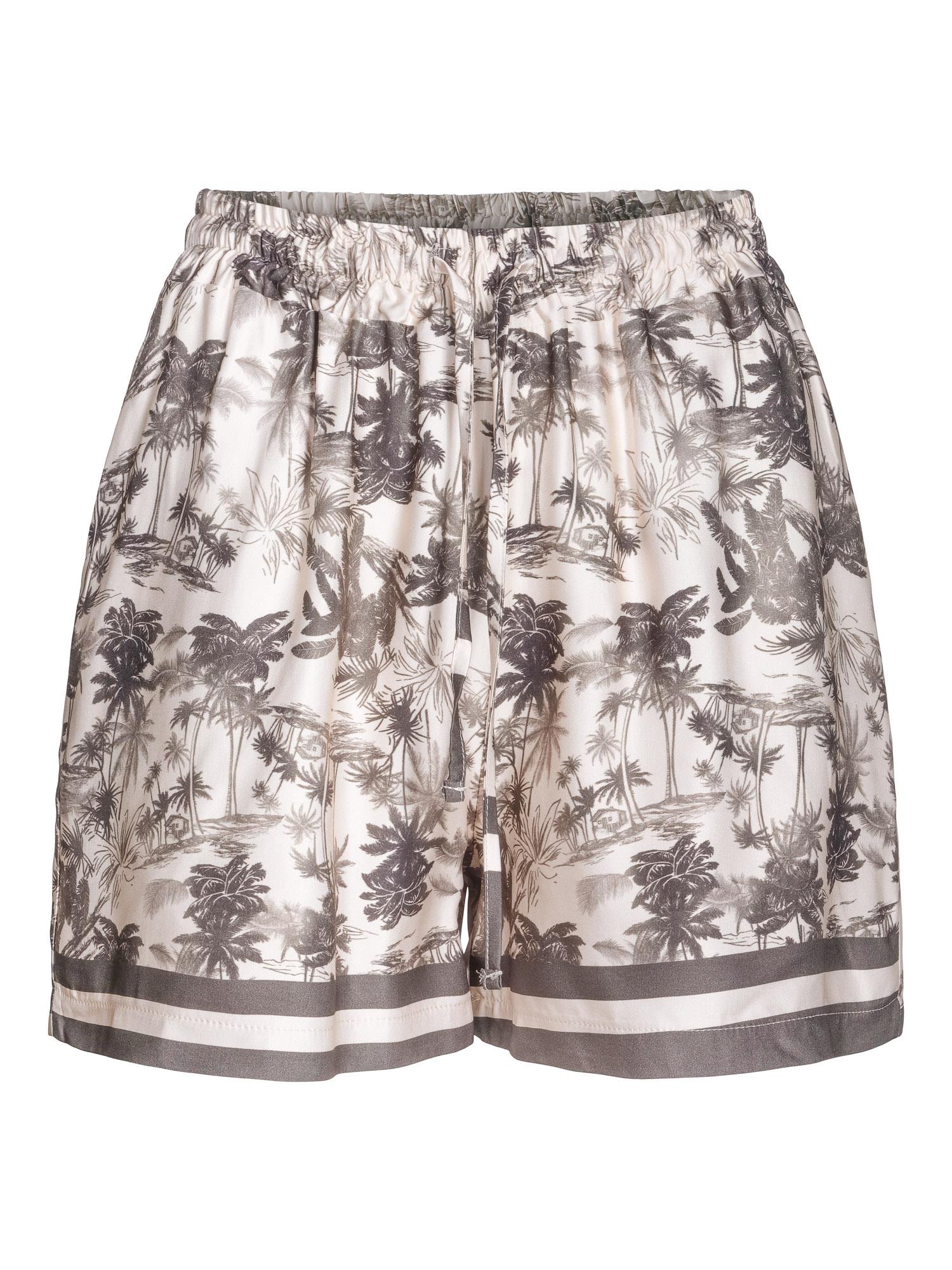 Satin visc shorts Brown