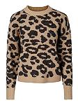 Animal knitted pullover